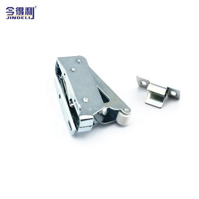 Iron push to open door catch for furniture cabinet magnetic push latch