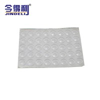 10*1.5mm Furniture Other Hardware Silicone Pad For Chair Feet Silicone Sticky Rubber Pad For Furniture Feet