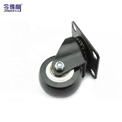 Furniture Caster PU Small Furniture Leg Caster Wheel Universal Industrial Running Caster Wheel