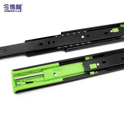 Furniture Hardware Drawer Slide Soft Close Telescopic Channel Ball Bearing Drawer Slide