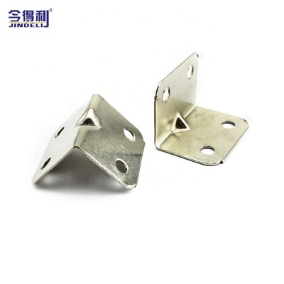 Colorful Furniture Hardware Corner Bracket Angle Reinforced Decorative Bracket With mental  Cover