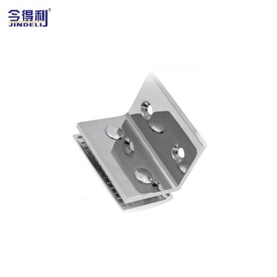 High quality OEM corner clips holder glass shelf bracket stainless steel wall mounted glass clamp