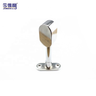 16mm Chrome Furniture Hardware Wardrobe Rod Holding Bracket Closet Rod Holder Mounting Brackets