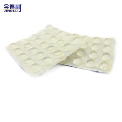 custom self adhesive silicone button rubber pad for furniture