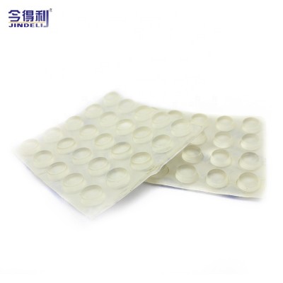 Furniture Door Knob Clear Silicone Rubber Bumper For Furniture Feet