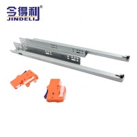 Furniture Slide Mechanism Heavy Duty Telescopic Push To Open Hidden Undermount Drawer Slide