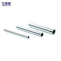 Chrome Steel Railing Metal Hanging Cabinet Rod