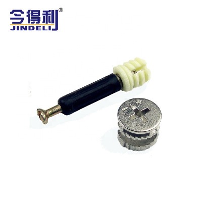 15mm Furniture Screw And Nut Bookshelf Connecting Screw Cabinet Cam Lock Assembly Screw