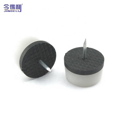 Furniture hardware 14/16/18/20/22/24/28/30mm plastic chair felt pad furniture accessories glide