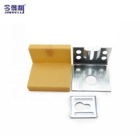 Colorful Furniture Hardware Corner Bracket Angle Reinforced Decorative Bracket With Plastic Cover